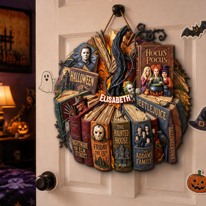 Spooky Pumkin Book Acrylic Sign, Personaalized Gifts 02qhdh180826