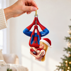 Upside Down Naughty Kiss Couple Ornament - Personalized Christmas Gifts For Couple 07huqn211026