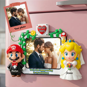 Couple Custom Photo Acrylic Fridge Magnet - Personalized Gifts For Couple 04tomg241125