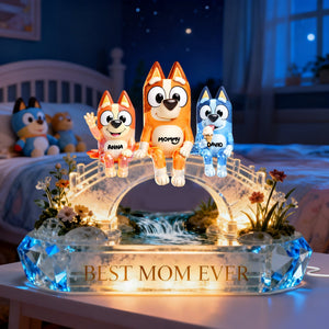 Heartfelt Mom & Her Little Ones Light Box - Personalized Gift For Mom 05OHLU090226