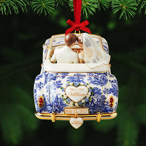 Personalized Gifts For Christmas, Newlywed Toile de Joy Custom Shape Acrylic Ornament 04pgta081025