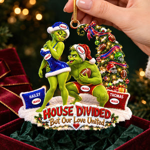 Sport Lover Christmas Couple Ornament - Personalized Gifts For Couple Ornament 03HUDT051026
