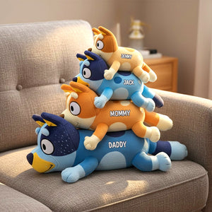 Personalized Gifts For Family Shaped Pillow 07natn101125-Homacus