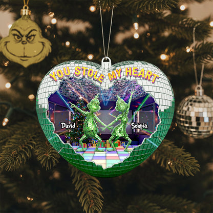 Couple Disco Christmas Ornament Personalized Gifts For Couple 02TGDT120925