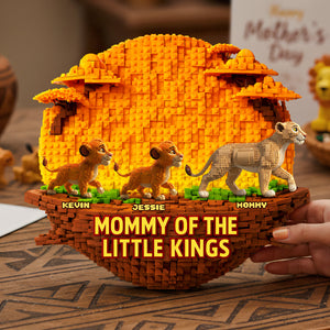 Jungle Predator Mom And Kids Acrylic Plaque - Personalized Gifts For Mother's Day Plaque 03OHTA250226-Homacus