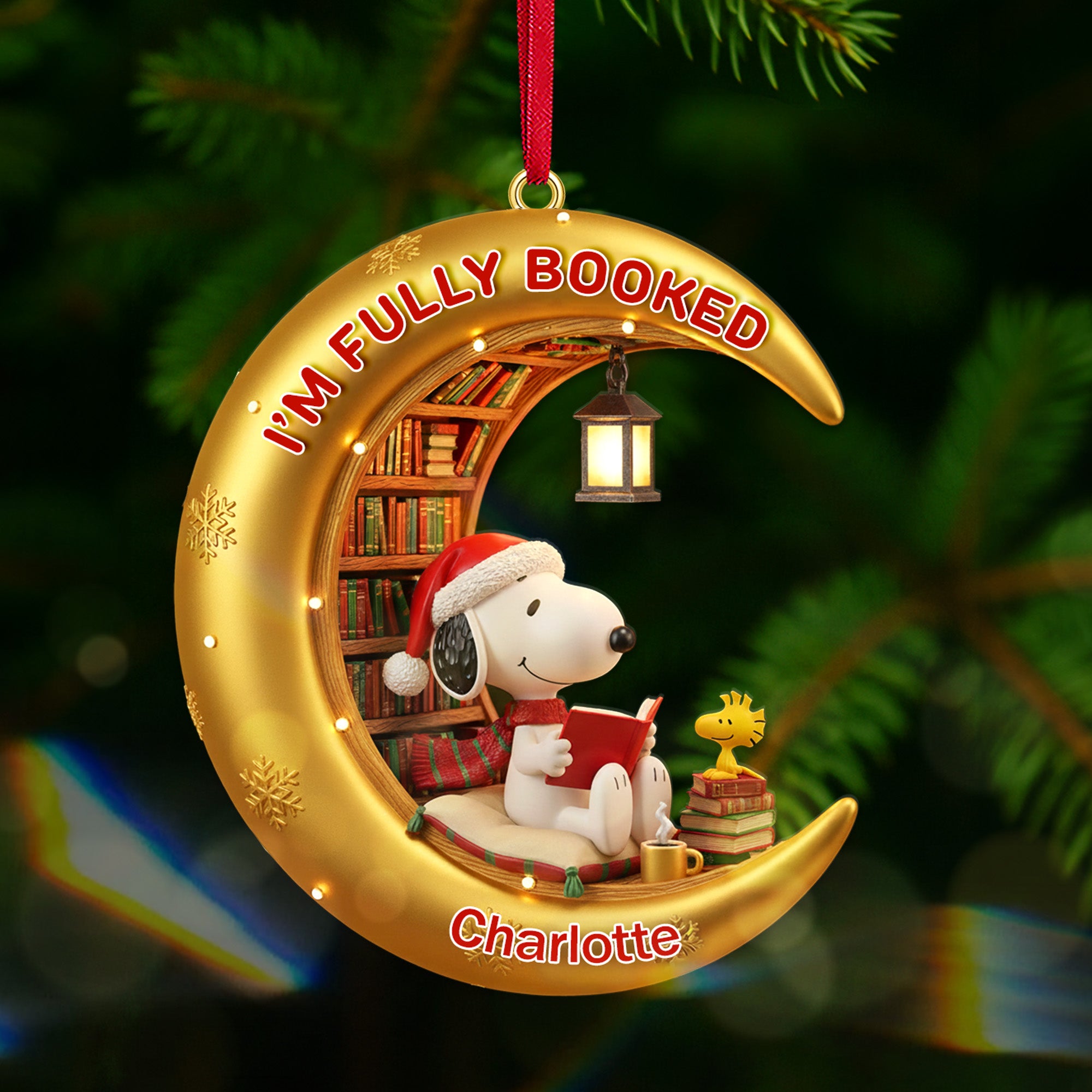 Personalized Gifts For Book Lovers Christmas Ornament 01hymg161025