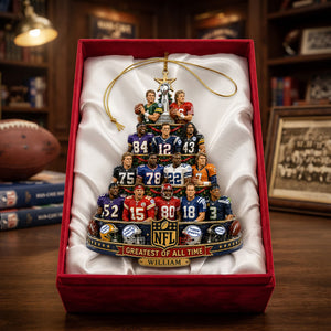 Legends Beyond Gridiron Christmas Ornament, Personalized Gifts For Sport Lovers 02qhlu310826