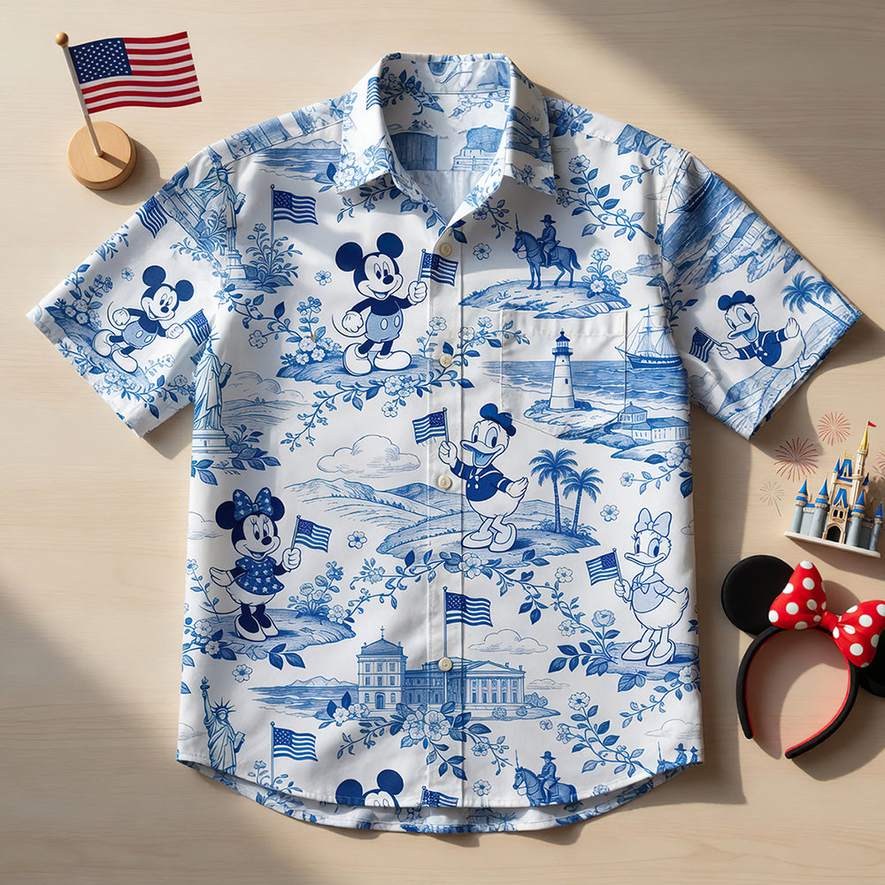 USA 250th Anniversary 3D Hawaiian Shirt - Anniversary Gifts 05pgdt060526
