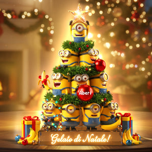 Funny Holiday Monster Acrylic Light Box - Personalized Christmas Gifts 05PAQN061125