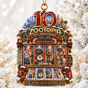 10th Anniversary Acrylic Ornament - Personalized Christmas Gifts 02hadt210926