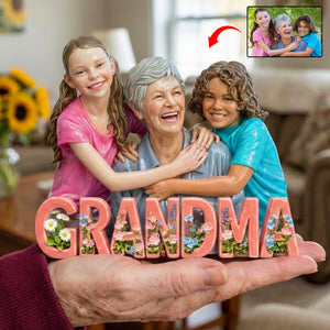 Love Acrylic Plaque - Custom Photo Gifts For Mother and Grandma 03huqn130226