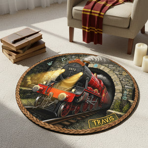 Personalized Christmas Gifts For Movie Lovers Quilted Round Mat 04kimg271025