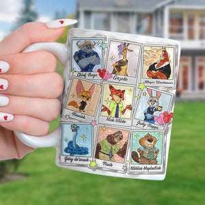 Cute Characters White Coffee Mug 05naqn101225