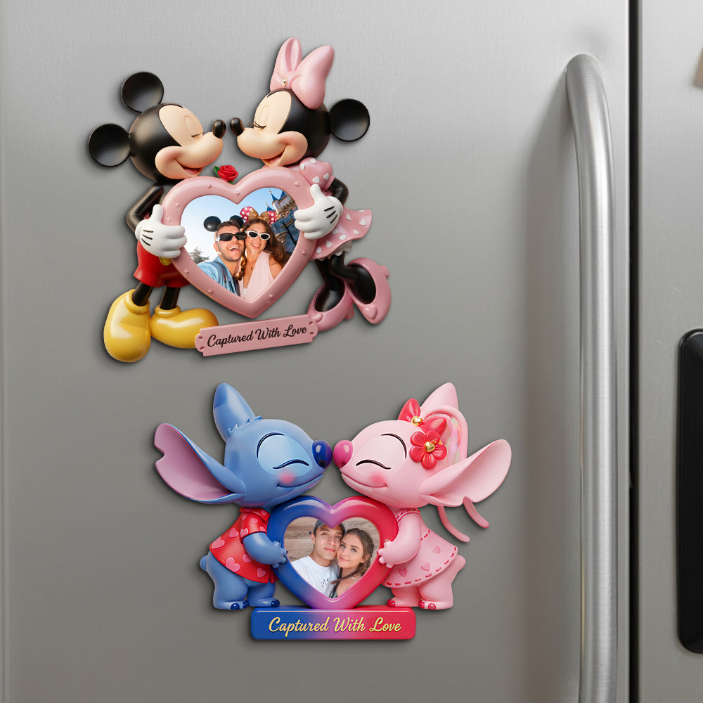 Romantic Kissing Couple Fridge Magnet - Personalized Custom Photo Gifts For Couples 02PGTN211125