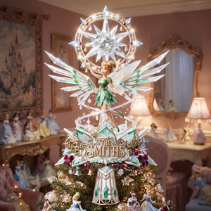 Winter Fairy Acrylic Christmas Tree Topper -  Personalized Gifts For Christmas 02halu020926