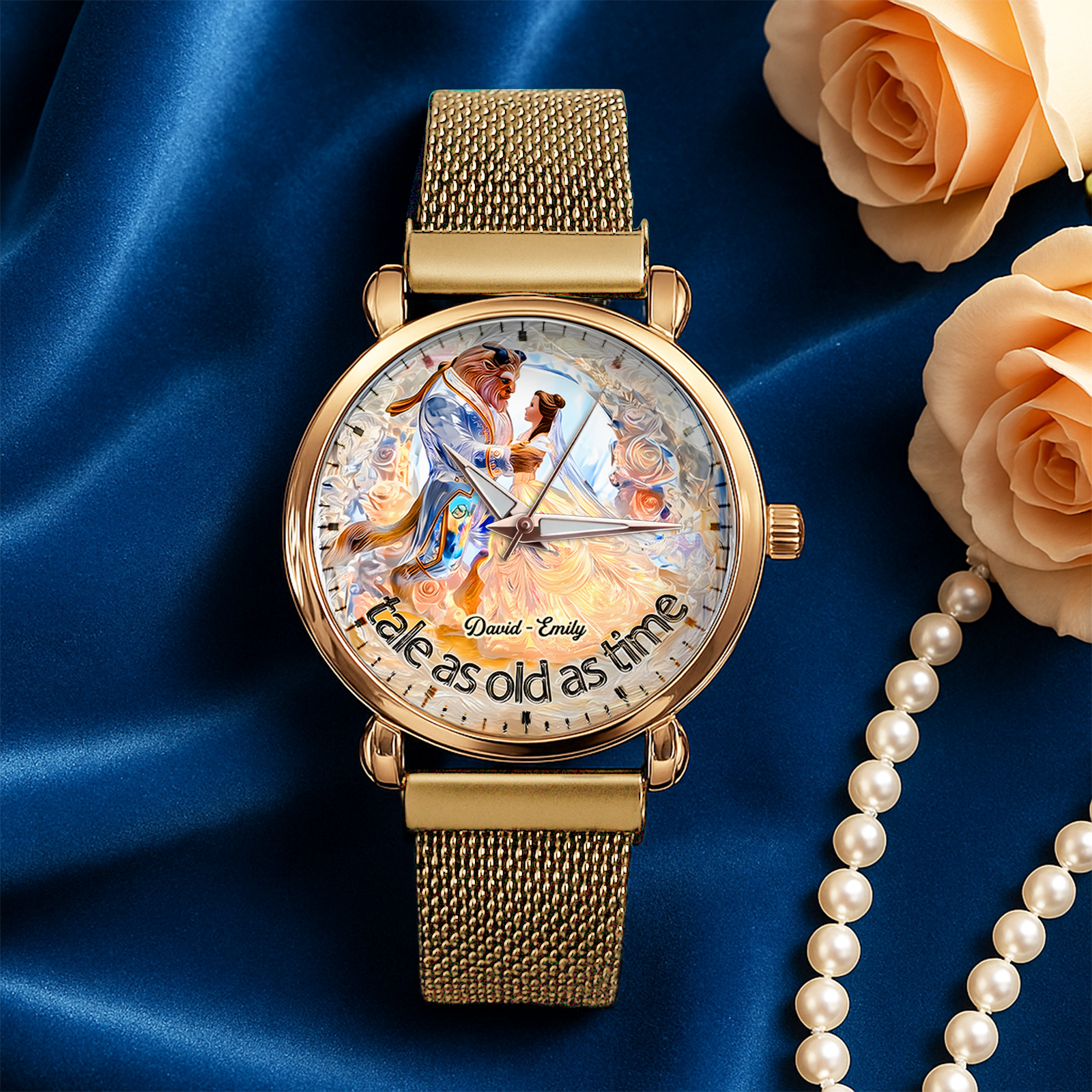 Couple Mesh Strap Quartz Watch - Personalized Gifts For Couple 04TGPU170725