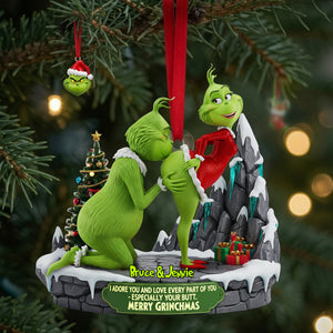 Playful Couple Ornament - Personalized Gifts For Couples 03OHLU150726