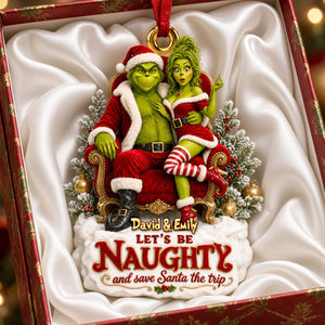 Grumpy Love Christmas Ornament - Personalized Gifts For Couple 07todh300926