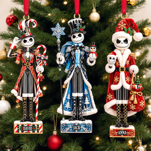 Skeleton Nutcracker Christmas Ornament - Personalized Gifts For Christmas 03tytn171026