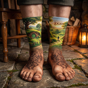 Mystic Realm Adventure Middle Tube Socks - Personalized Gifts For Fantasy Lovers 01NADT220926