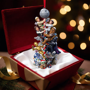 Funny Climbing Cosmic Characters Christmas Ornament - Personalized Gifts For Movie Lovers 04natn120926