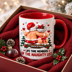 Old Naughty Couple Coffee Accent Mug - Personalized Gifts For Couples 04TODH141026
