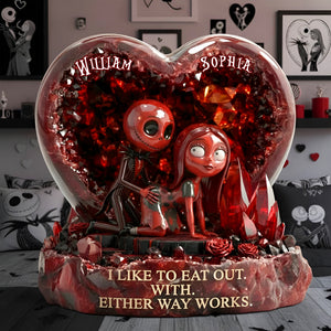 Romantic Couple Acrylic Plaque - Personalized Gifts For Couples 06tglu041225