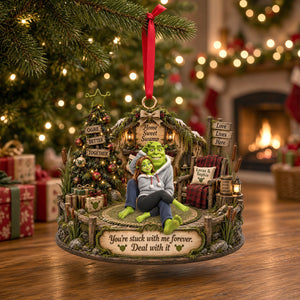 Sweet Swamp Christmas Ornament - Personalized Gifts For Couple 05totn250926