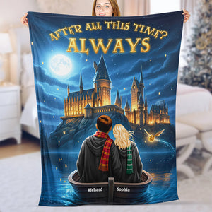 Fantasy Lovers Blanket - Personalized Gifts For Couple 04huqn241025