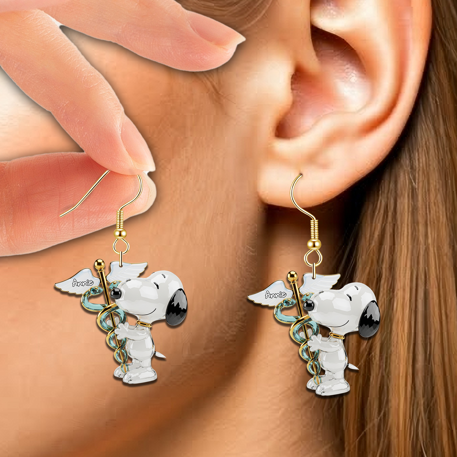 Nurse Acrylic Earrings - Personalized Gifts For Nurses 02NALU100725