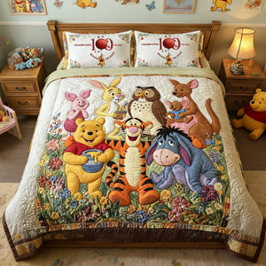 Century Celebration Cute Quilt Bed Set - Personalized Gifts 02QHLU170126