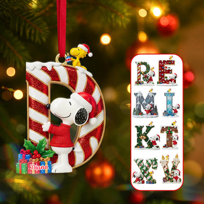 Personalized Gifts For Christmas Alphabet Acrylic Ornament 04namg050925