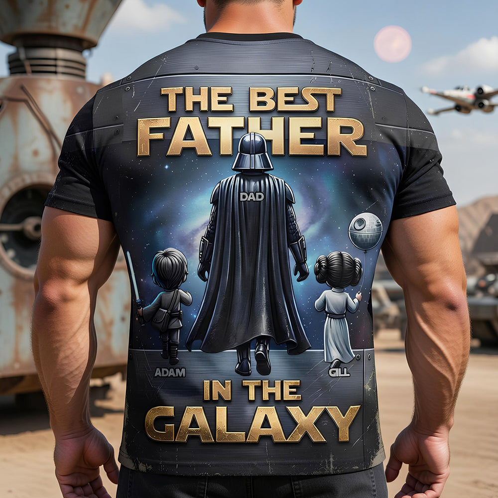 The Best Father Shirt - Personalized Gifts For Dad 02NADT040426