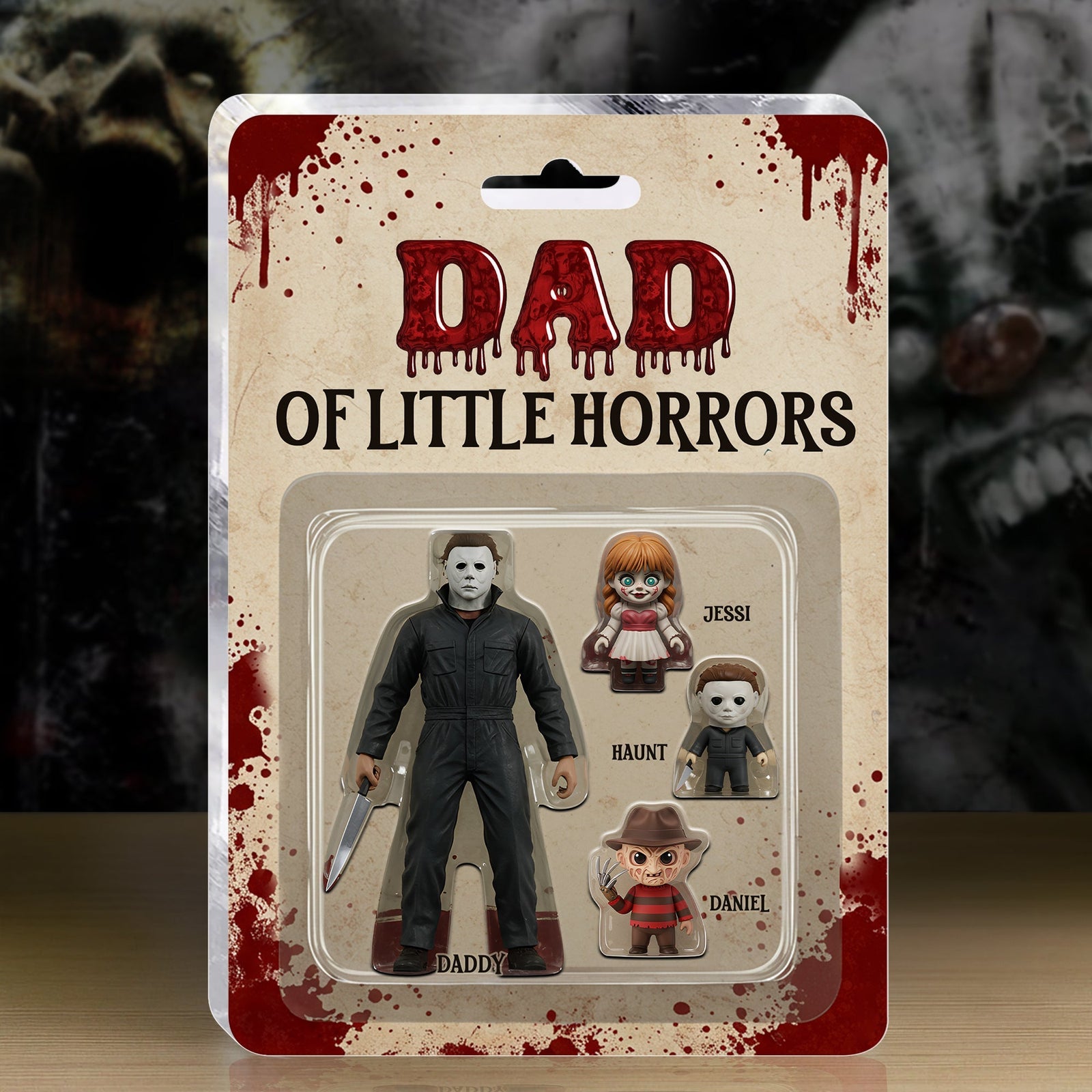 Dad Of Little Horrors Acrylic Plaque - Personalized Gifts For Father 01QHLU260425-Homacus