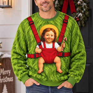 Fun Newborn Jesus Carrier 3D Shirt - Personalized Gifts For Christians 05qhqn160926