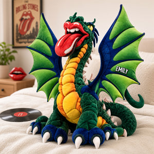 Funny Dragon Pillow  - Personalized Gifts For Music Lover Pillow 03NADH131026