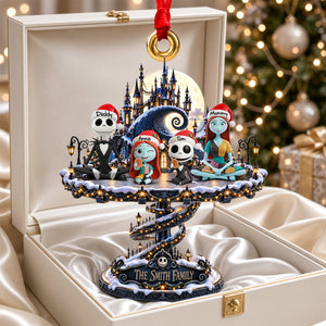 Spooky Christmas Ornament - Personalized Gifts For Family 03ohdh141026
