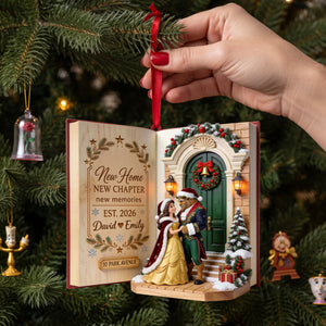 New Home Celebrate Ornament, Personalized Gifts For Newly Couple 07qhlu220926