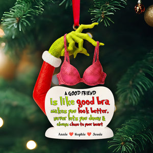 Good Bra Acrylic Ornament - Personalized Gift For Besties 06NALU271025