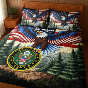 Military Pride Quilt Bedding Set – Personalized Gifts For Veteran 03naqn131025