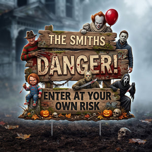 Personalized Spooky Family Yard Sign - Gifts For Family 04PGLU030826