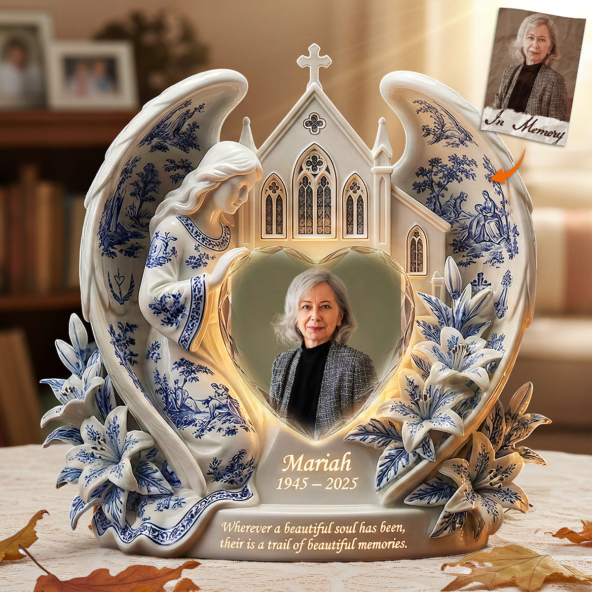 In Loving Memory Acrylic Plaque - Personalized Custom Photo Gift For Christian 01PATA270226