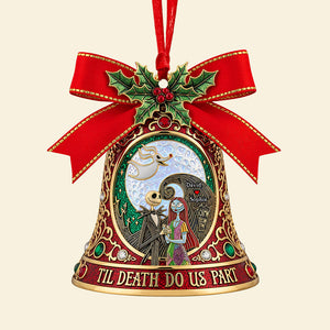 Gothic Love Christmas Ornament - Personalized Gifts For Couple 03paqn260825
