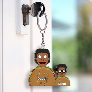 Grill Master Dad Acrylic Keychain - Personalized Gifts For Father 02QHHU160525HG-Homacus