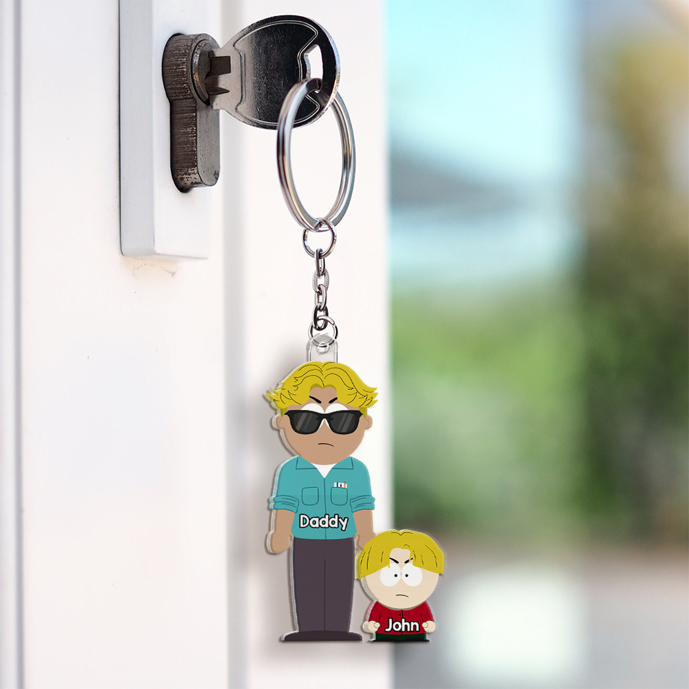 Dad Keychain - Personalized Gifts For Dad 03QHHU160525HG