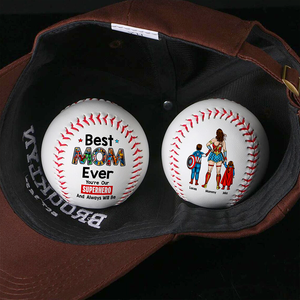 Personalized Gift For Mom Baseball Mother's Day Super Mom-Homacus