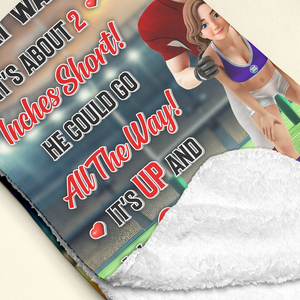 Personalized Gifts For Sport Couple Blanket 01hutn300925