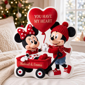 You Have My Heart Pillow - Personalized Christmas Gifts For Couples 06ttdh261026