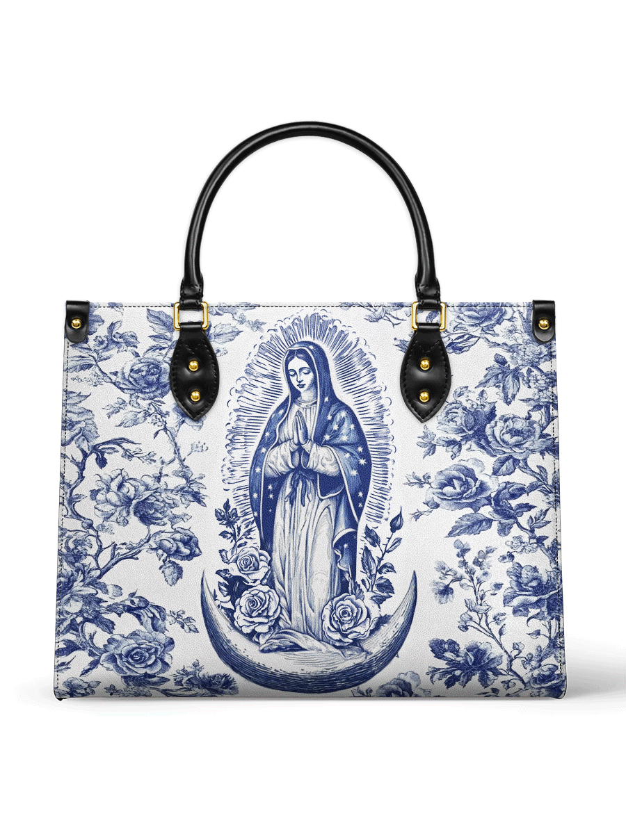Catholight Sacred Serenity Virgin Mary Leather Bag