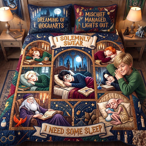 Fantasy Wizard Quilt Bed Set - Personalized Gifts For Fantasy Lovers 01tytn100726